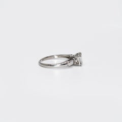 14K White Gold Diamond Ring, 2.3g