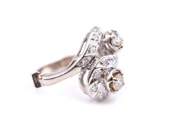 14 Karat White Gold Diamond Ring