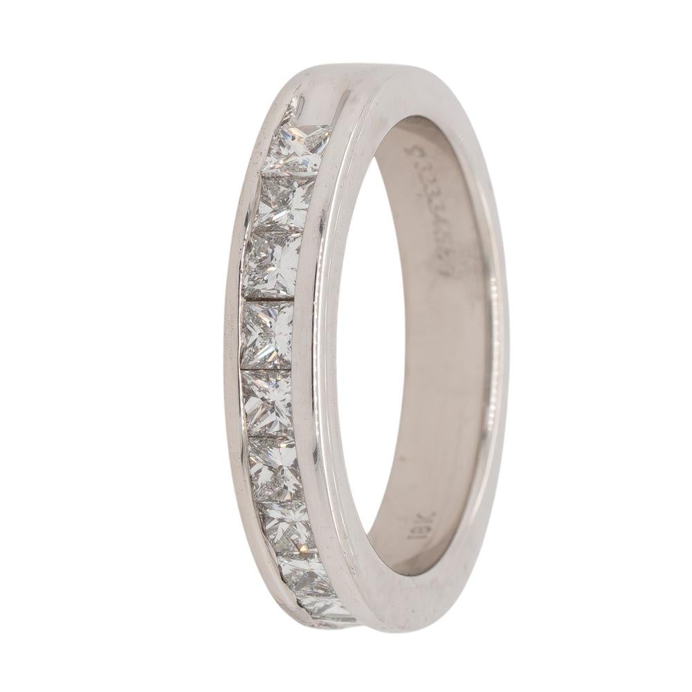 14K White Gold Diamond Ring For Sale 2