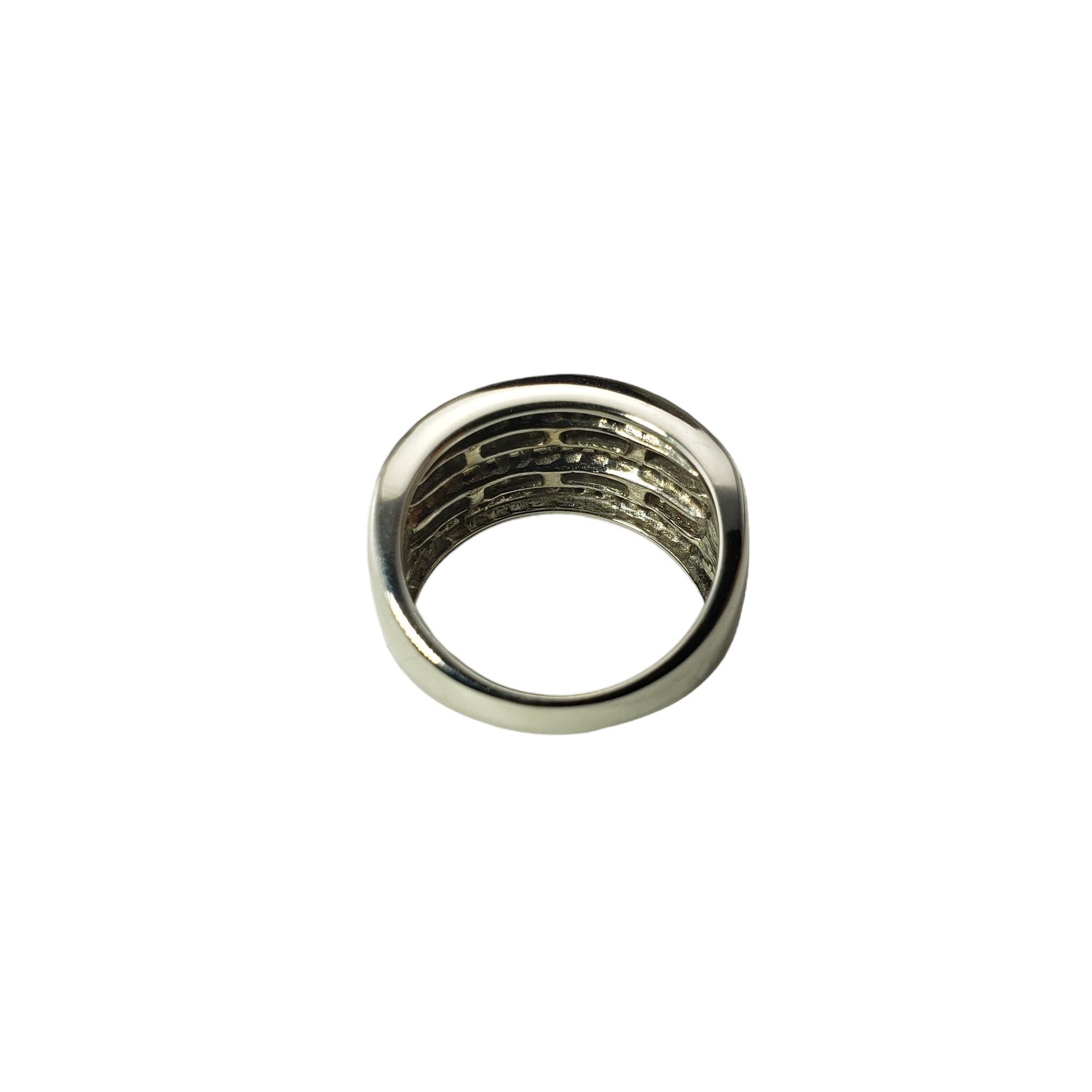  14K White Gold Diamond Ring Size 7 #15375 For Sale 1