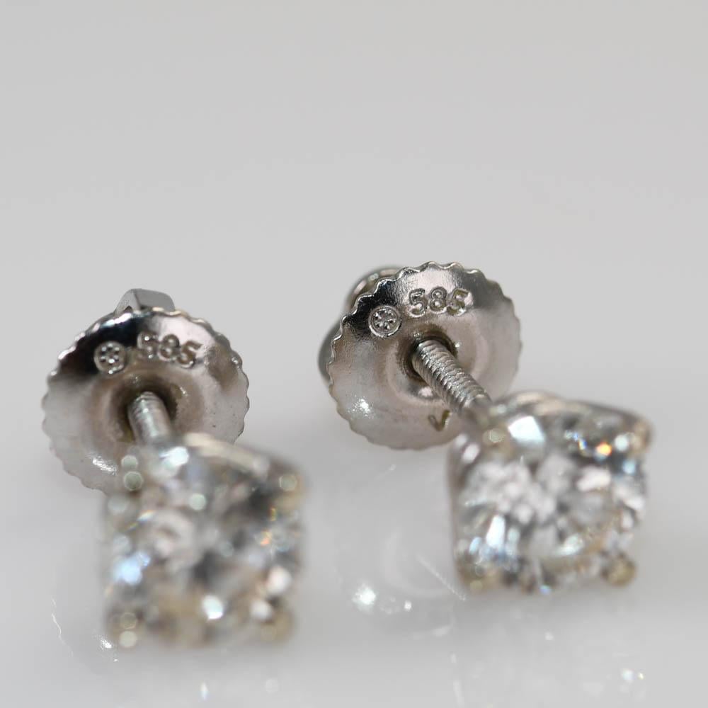 1.2 ct diamond earrings