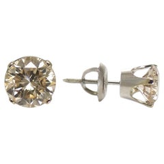 14K Weißgold Diamant-Ohrstecker 1,86 Karat