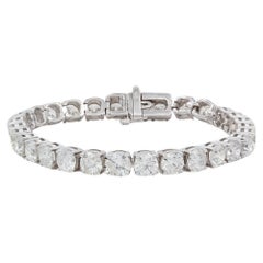 14k Weißgold & Diamant-Tennisarmband 18,90ctw
