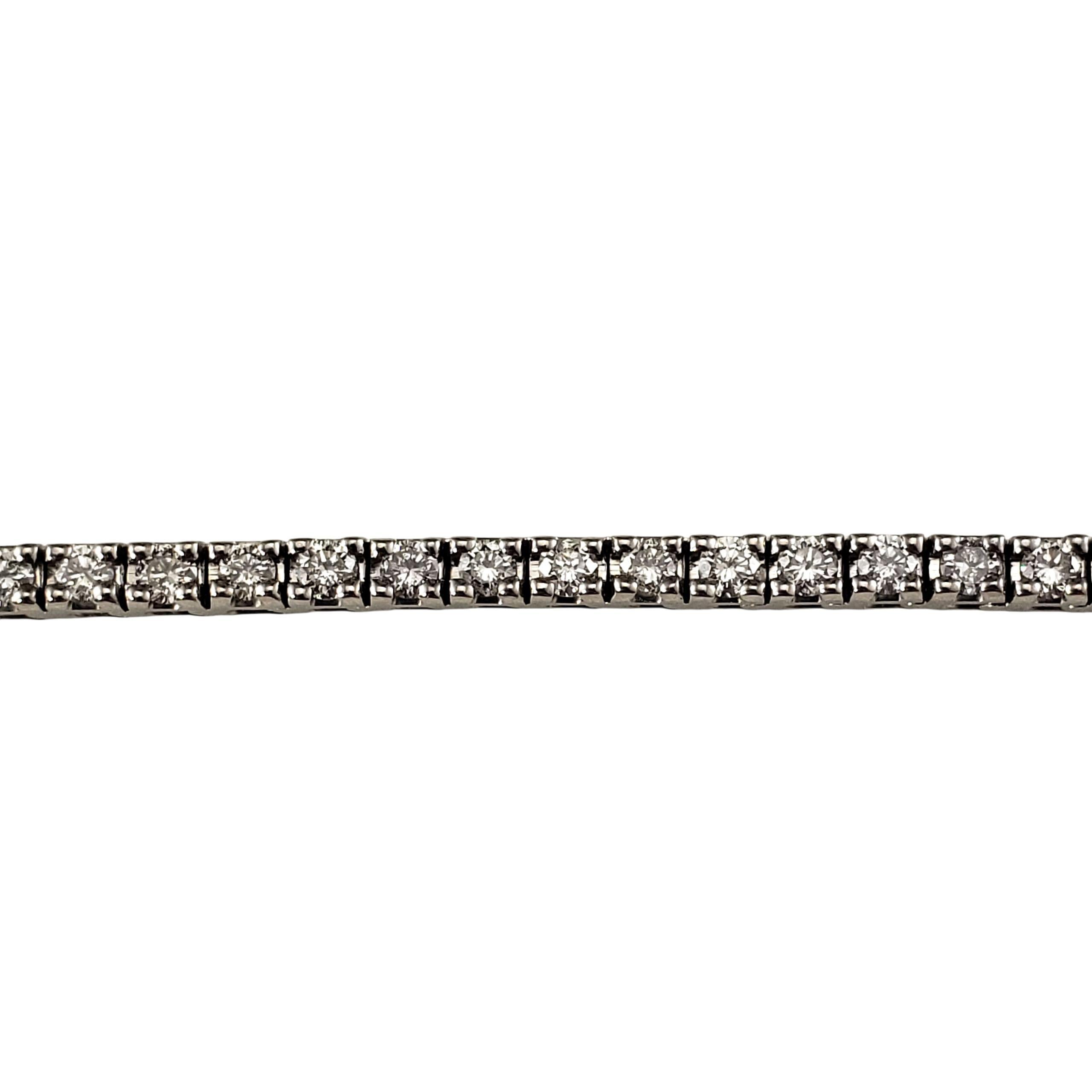 De las mujeres Pulsera de tenis con diamantes de oro blanco de 14 quilates #22999 en venta