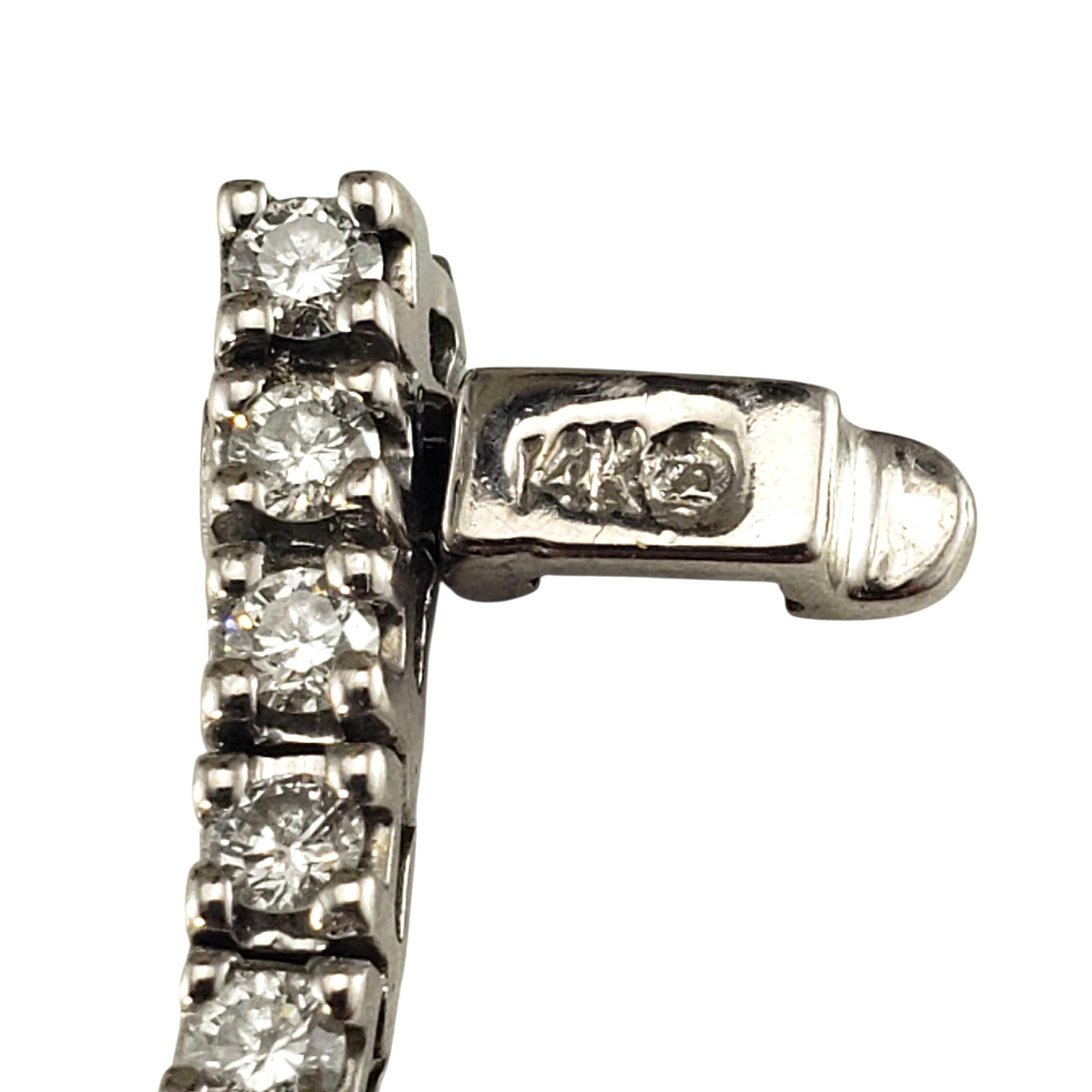 Pulsera de tenis con diamantes de oro blanco de 14 quilates #22999 en venta 1