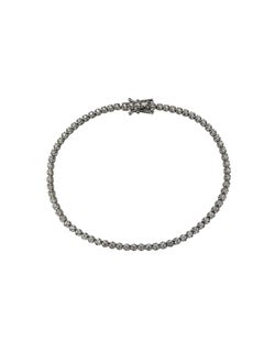 Bracelet de tennis en or blanc 14K avec diamants #24571