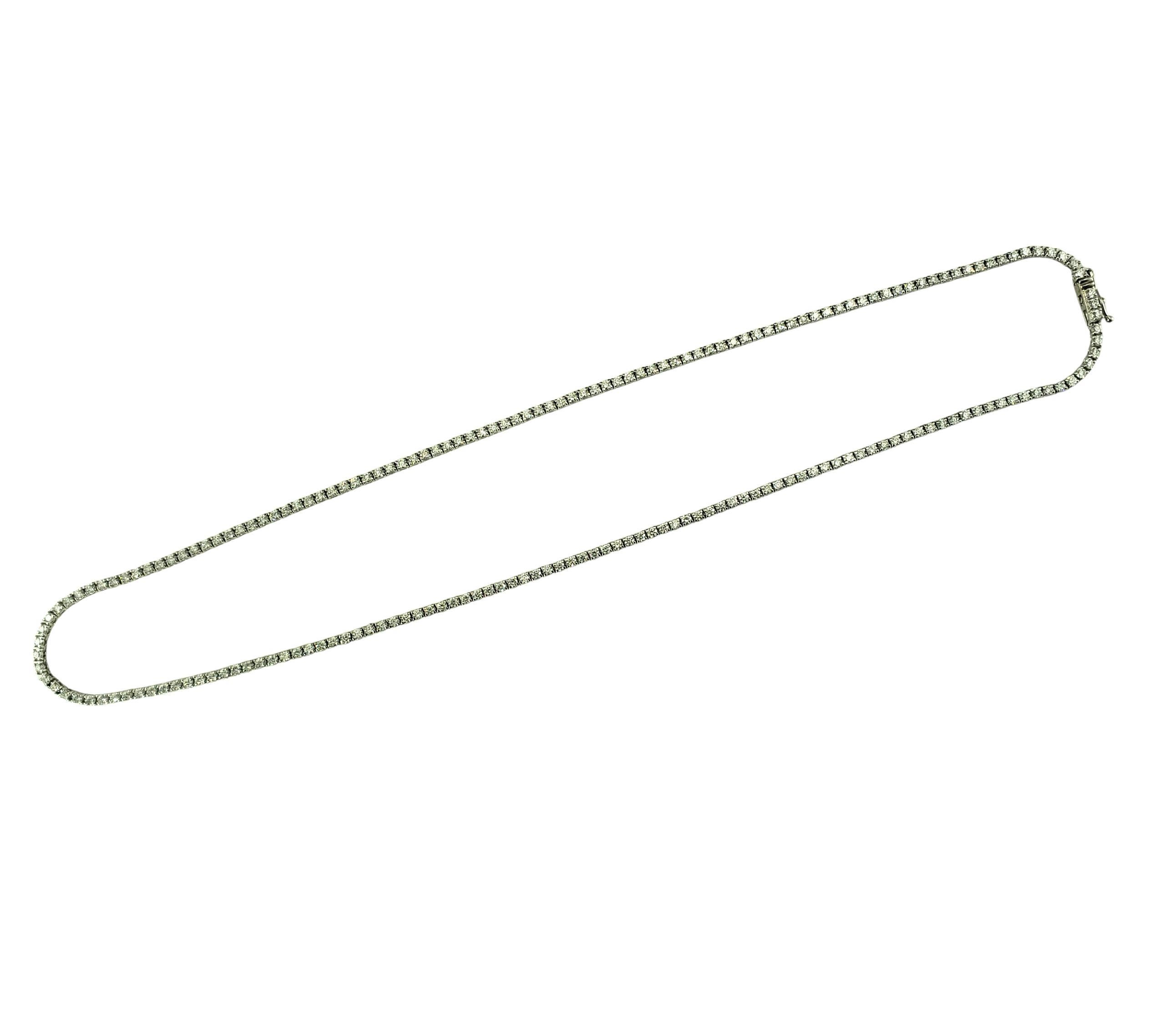 14K White Gold Diamond Tennis Necklace 1.77 TCW.  #22926 For Sale 1