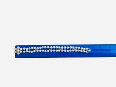 14K White Gold, Diamonds And Pearls Bracelet