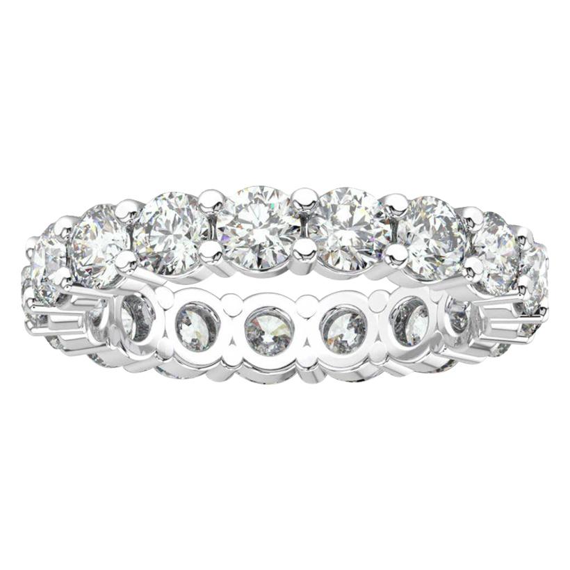 14K White Gold Doris Eternity Diamond Ring '2 1/2 Ct. tw'