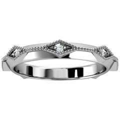 Elsa-Diamantring aus 18 Karat Weißgold