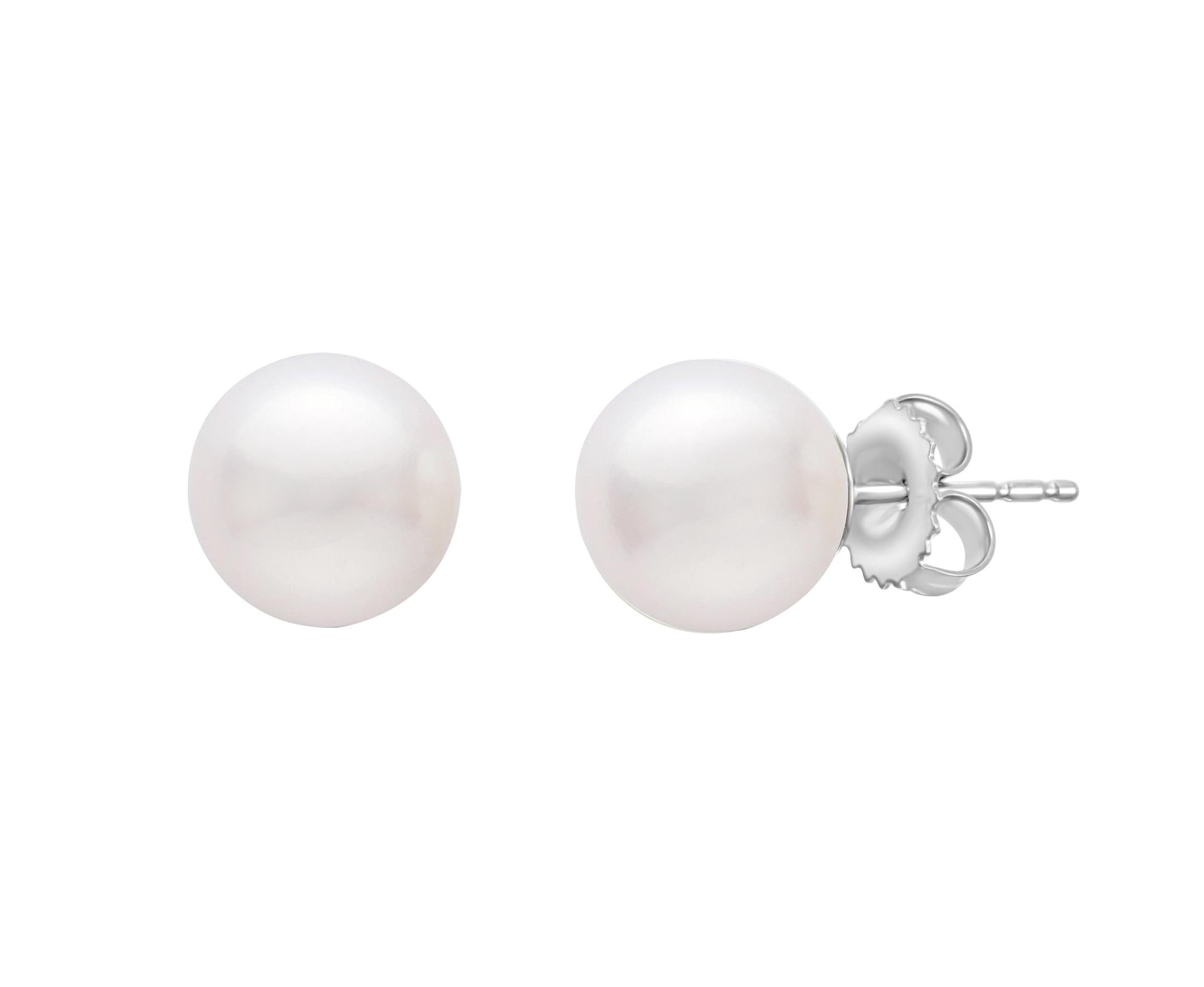 10mm pearl earrings