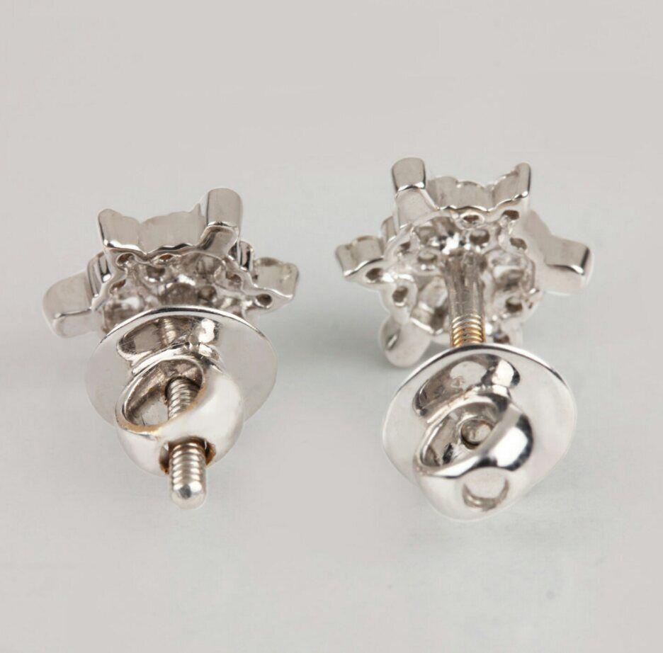 14K White Gold Genuine Diamond Earring Studs Minimalist Expensive Jewelry Gift
Light weight can be worn everyday

Additional information:
Condition: New with tags: A brand-new, unused, and unworn item (including handmade items) in the original