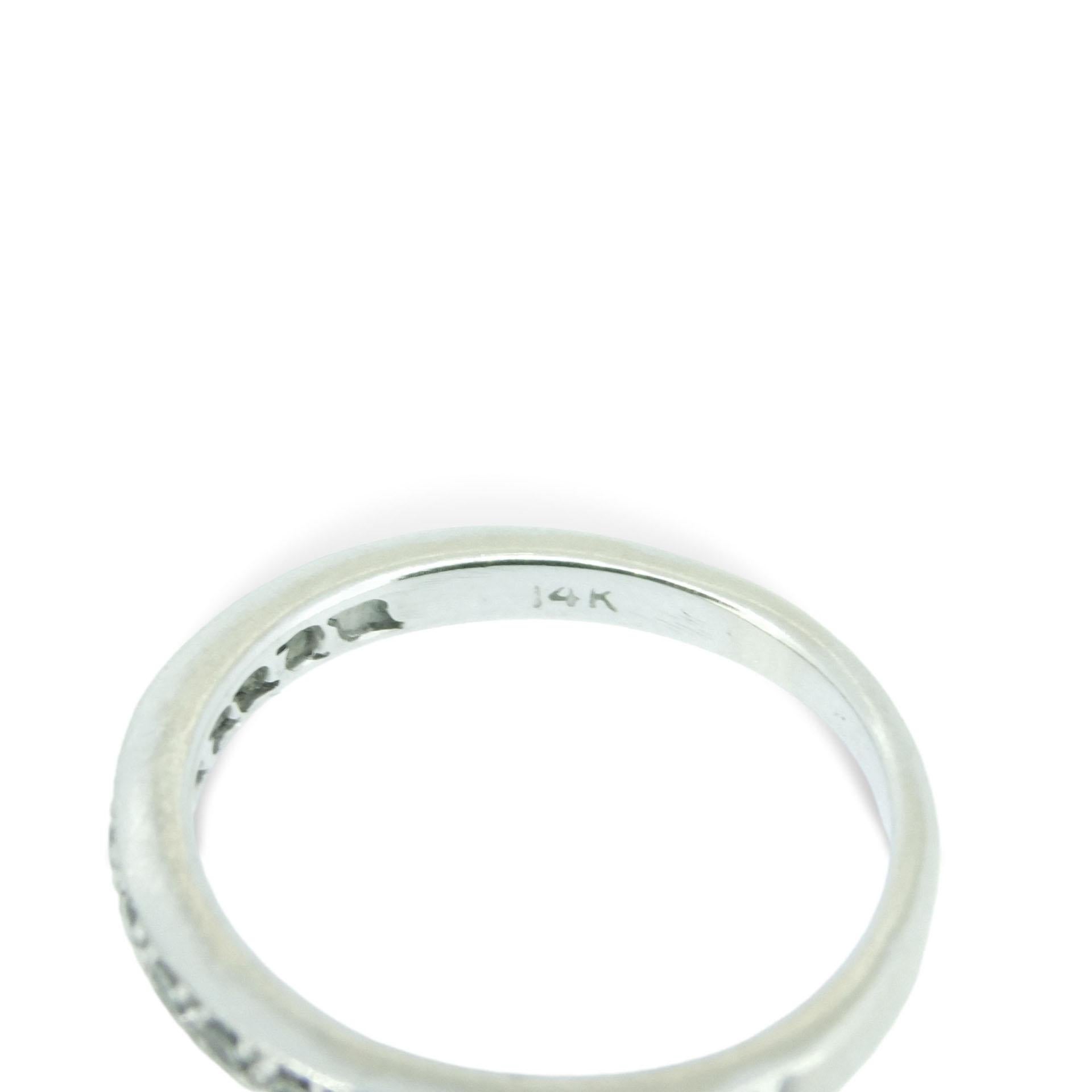 14k White Gold Genuine Natural Diamond Engagement Wedding Ring Set 1ct '#J2663' For Sale 3