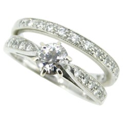 Alianza de boda de oro blanco de 14k con diamante natural auténtico de 1 ct '#J2663