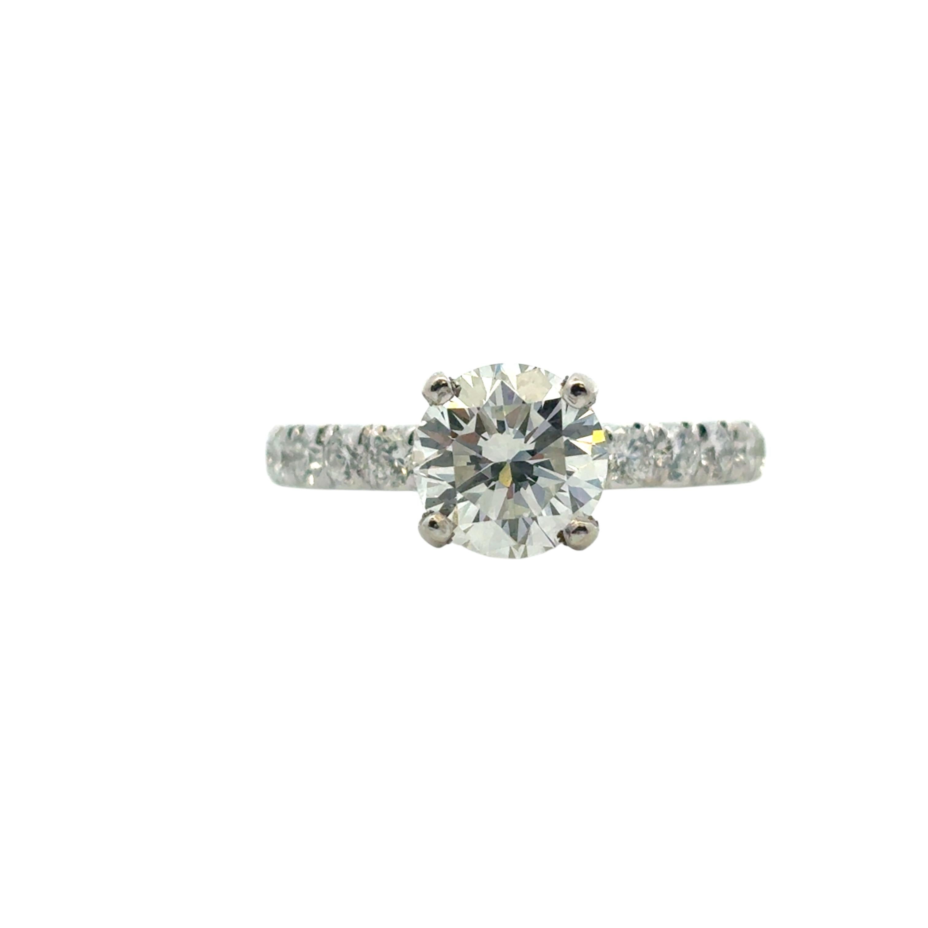 14k White Gold GIA Certified 1.62ct Diamond Gabriel and Co. Engagement Ring 

This stunning 1.62ct Diamond Engagement Ring is in excellent condition and is ready to ship!

Style: Engagement Ring
Material: 14k White Gold
Center Diamond Details: The