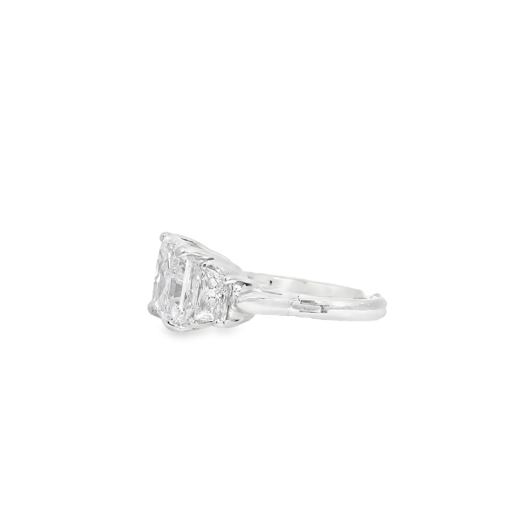 De las mujeres 14k White Gold GIA Certified 5.03ct Diamond Engagement Ring en venta