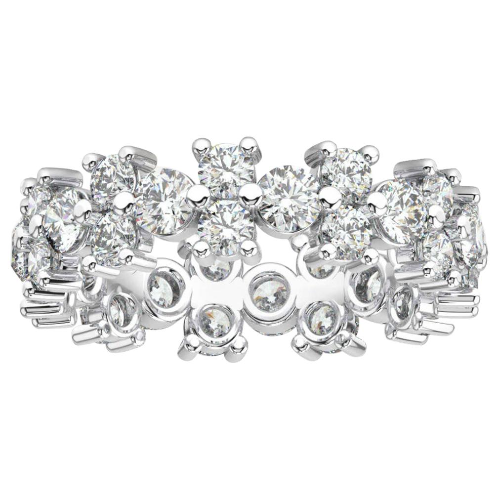 14K White Gold Greta Eternity Diamond Ring '2 1/2 Ct. Tw' For Sale