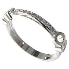 14k white gold Half Eternity Moissanite Wedding Ring 925 Wedding Gift For Her