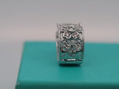 14k White Gold Hoop Huggie Diamond Earrings