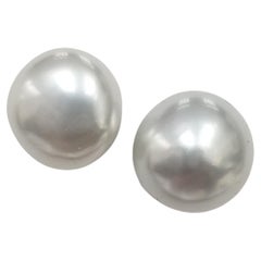 14k White Gold "Keshi" Pearls