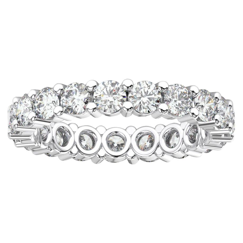 14K White Gold Kira Eternity Diamond Ring '2 Ct. tw' For Sale