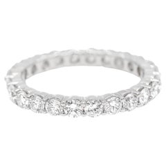 14K White Gold Ladies Diamond Eternity Band