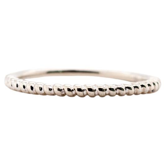 14K White Gold Ladies Wedding Band