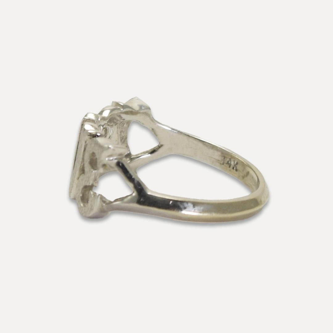 Women's or Men's 14K White Gold 