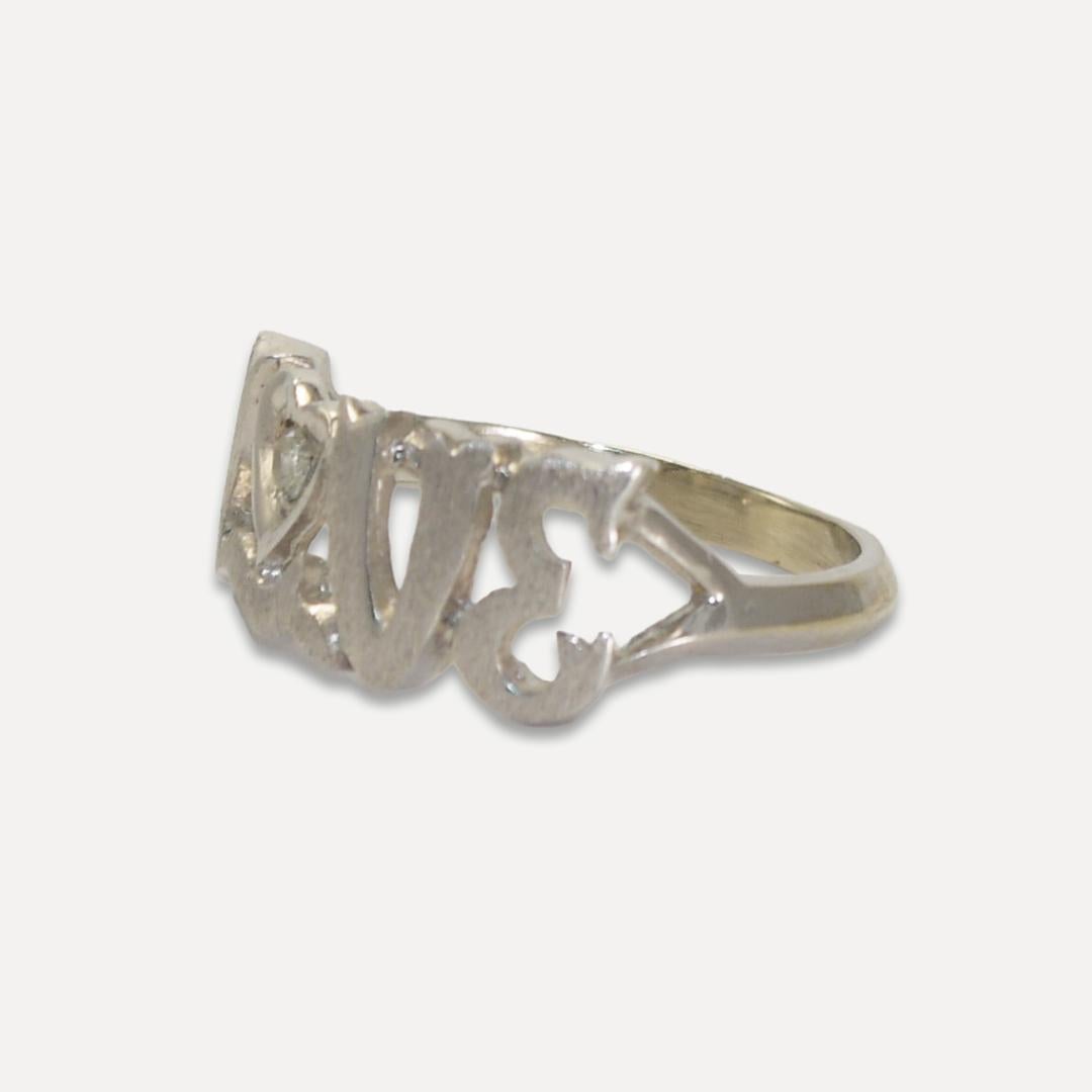14K White Gold 
