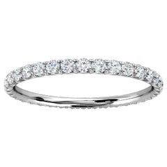 14K White Gold Mia French Pave Diamond Eternity Ring '1/2 Ct. Tw'