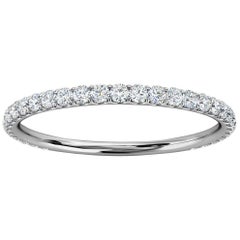 14k White Gold Mini Carole Micro-Prong Diamond Ring '1/4 Ct. Tw'