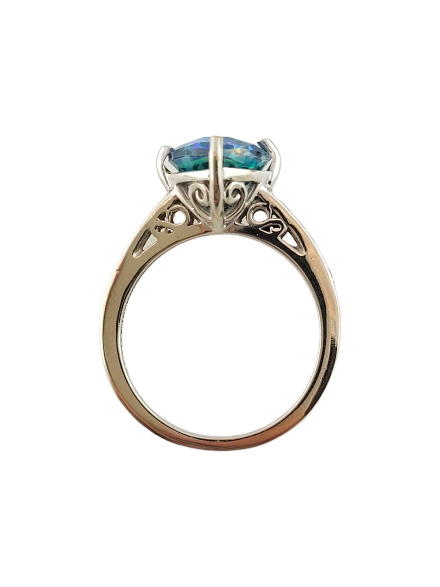 mystic topaz engagement ring