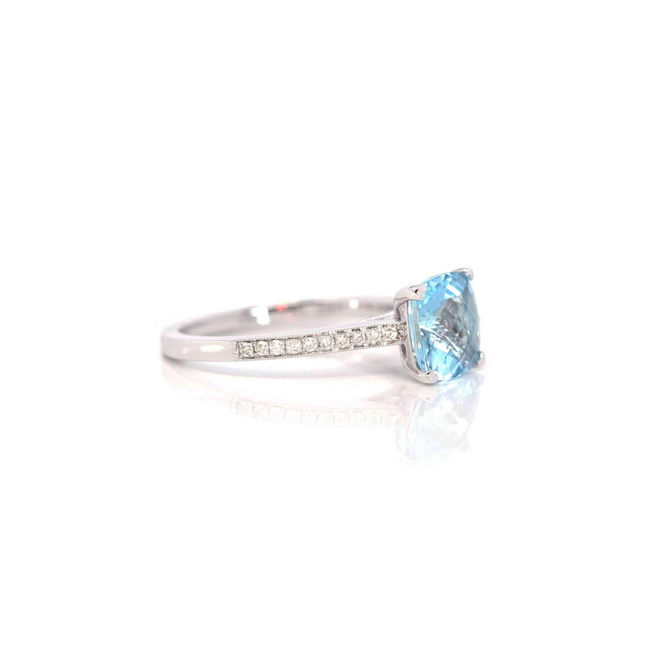 aquamarine anniversary ring