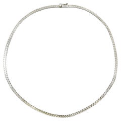 Collier en or blanc 14K 17", 20.4g