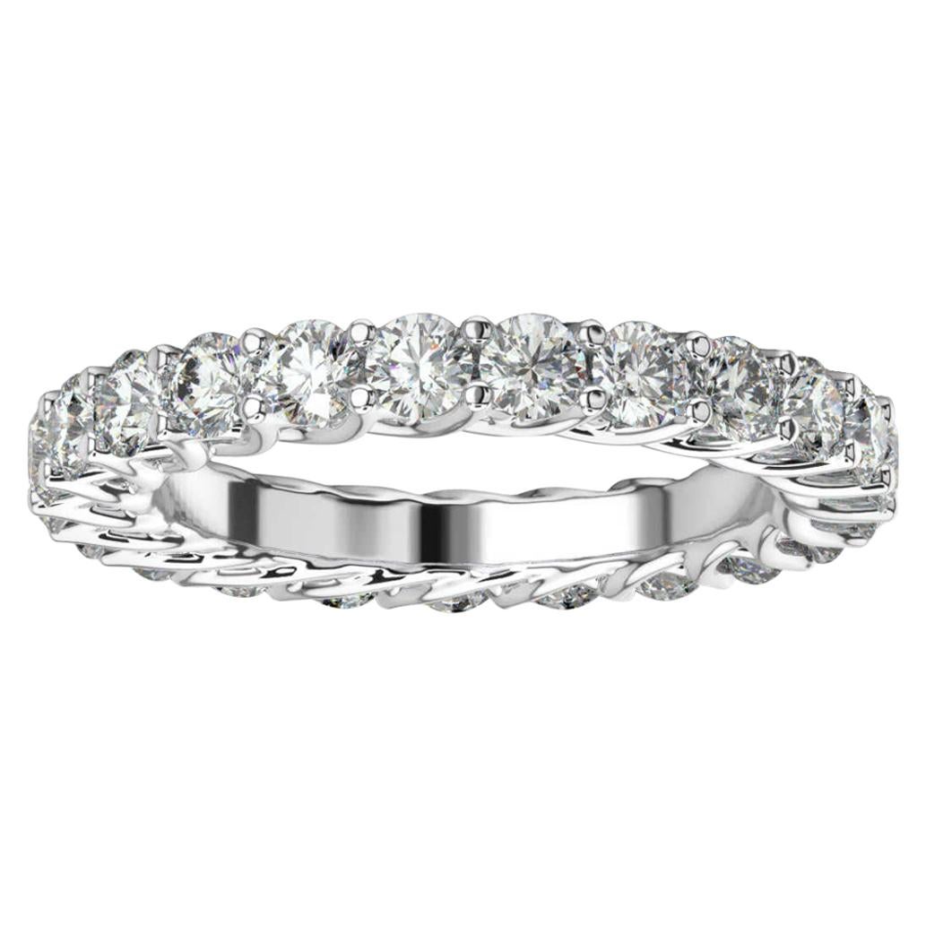 14K White Gold Olbia Eternity Diamond Ring '1/2 Ct. Tw' For Sale