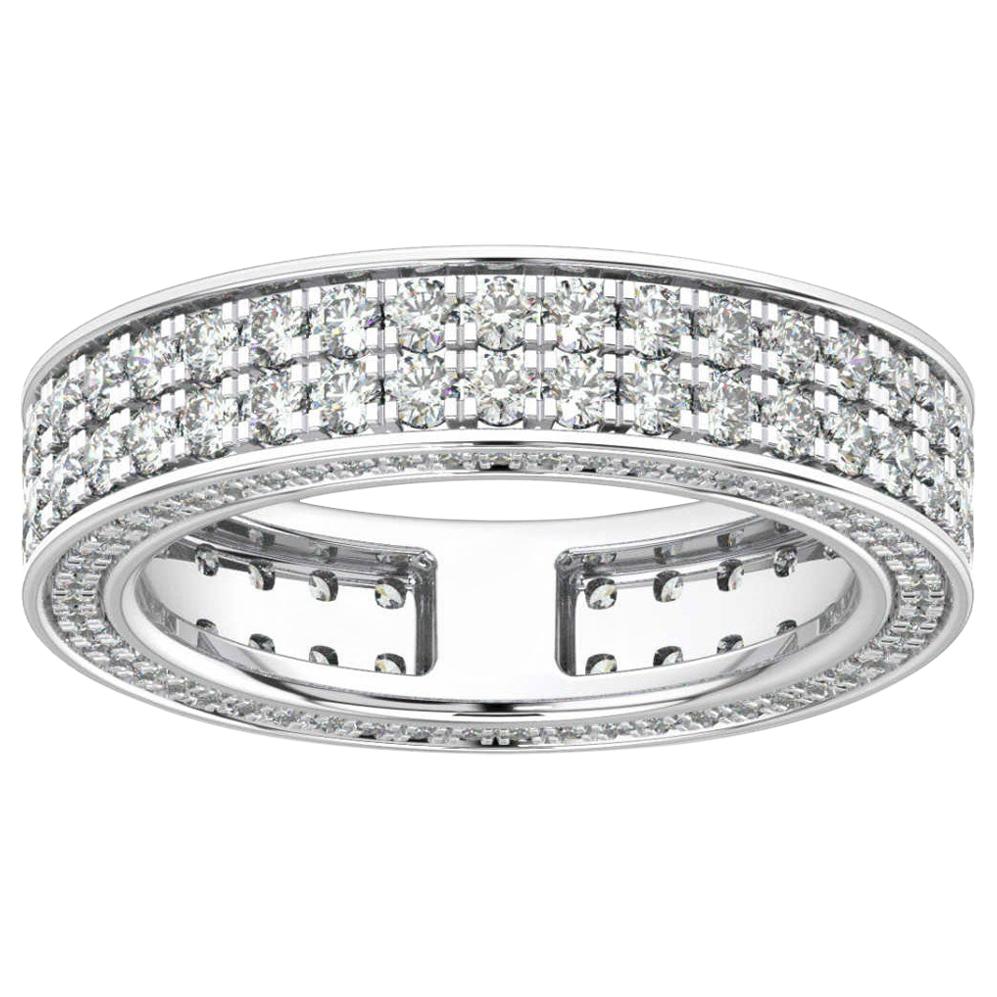 14K White Gold Olivia Eternity Diamond Ring '2 Ct. tw' For Sale