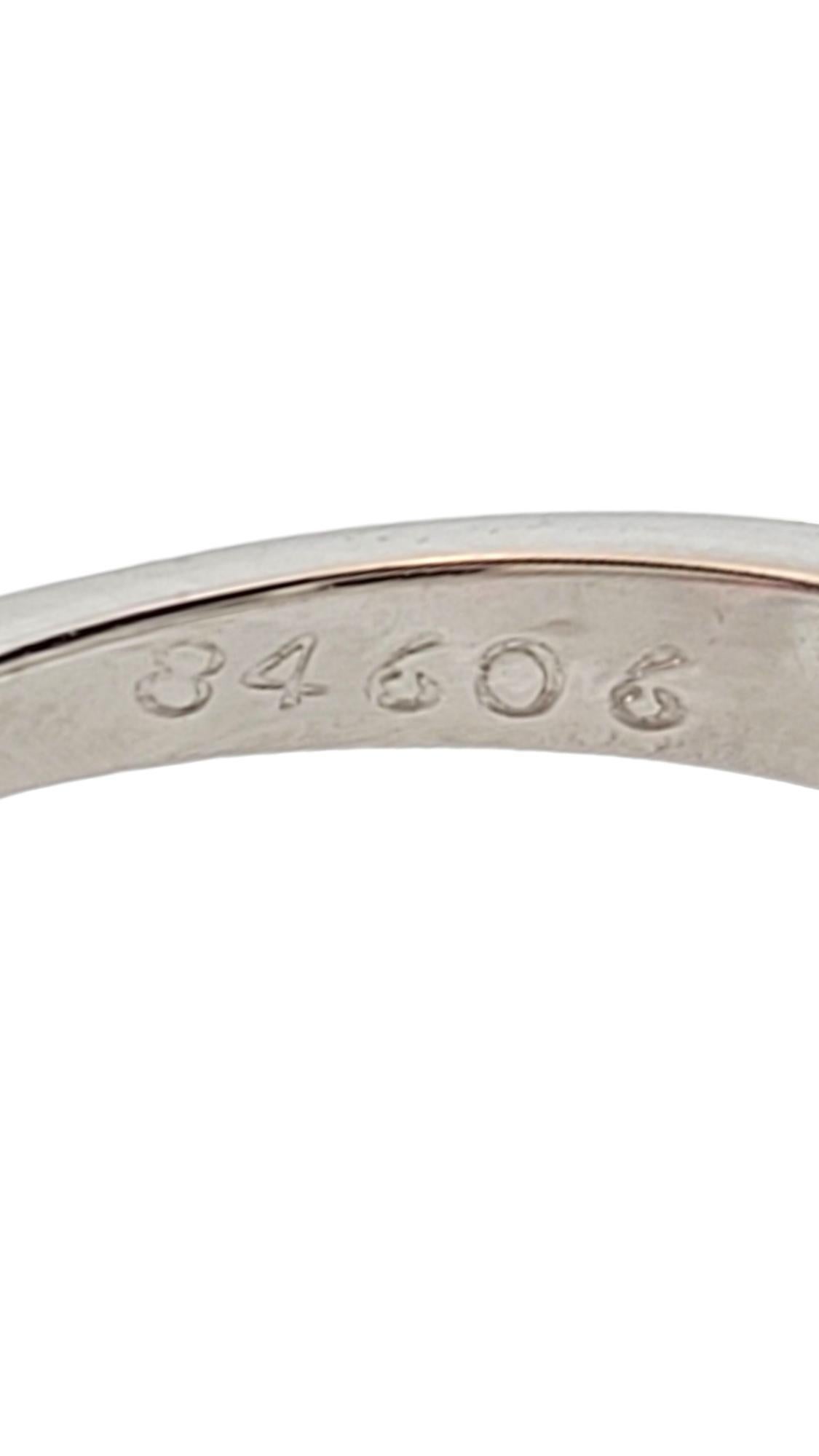 14K White Gold Opal Diamond Ring Size 7.25 #16172 1