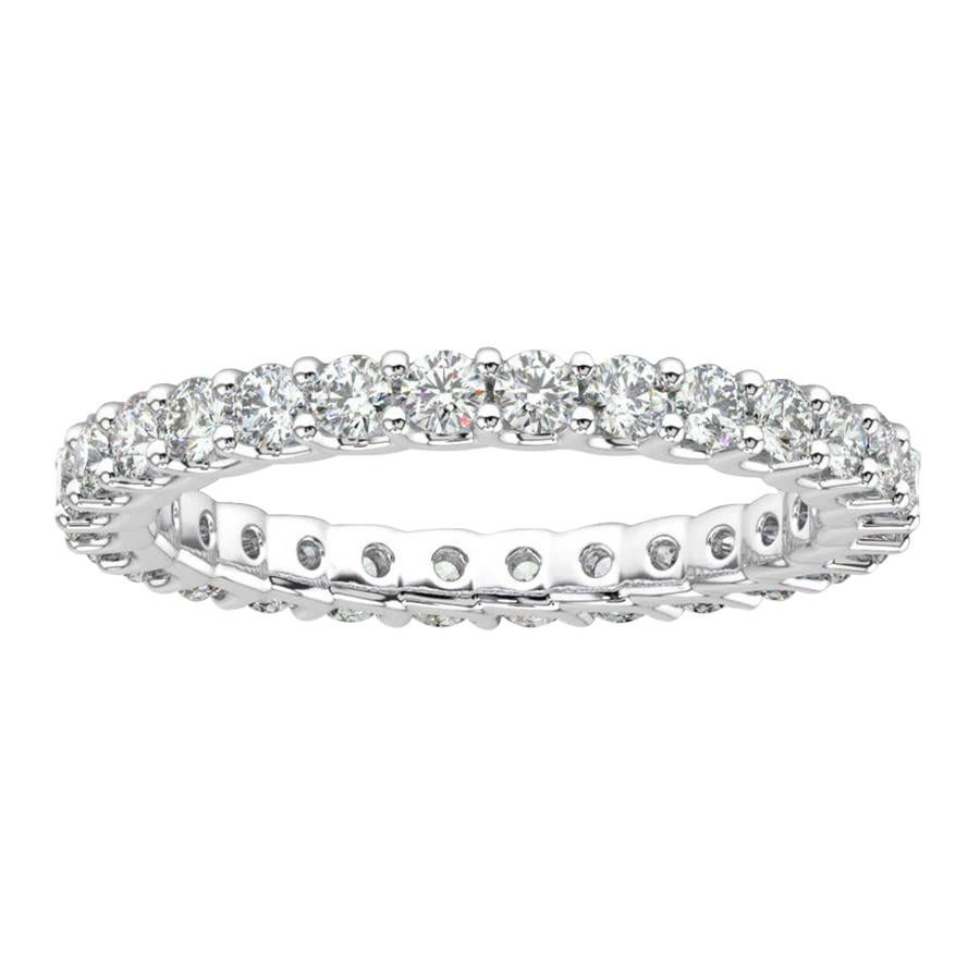 14K White Gold Pavia Eternity "U" Diamond Ring '1 Ct. tw'