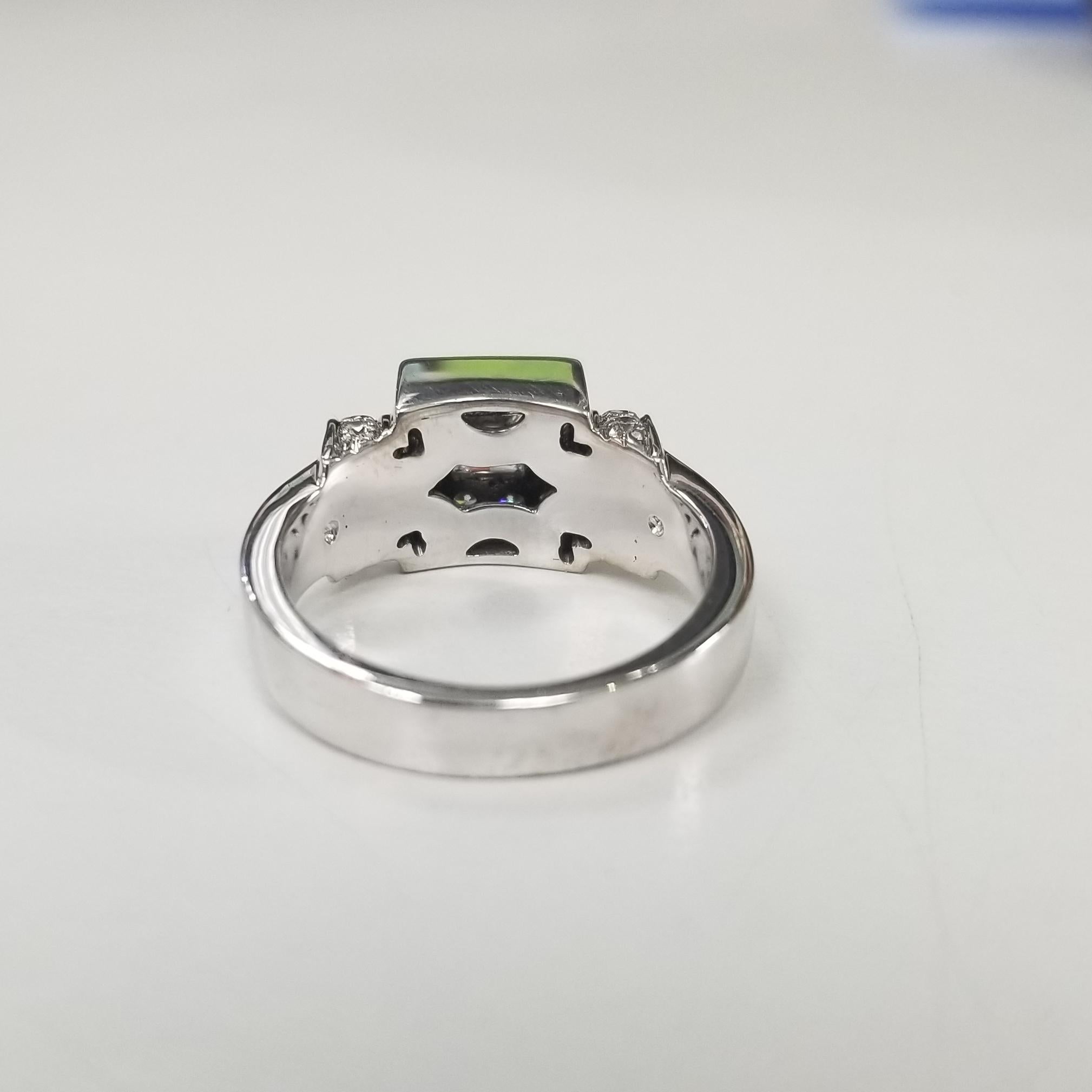 square princess cut ring
