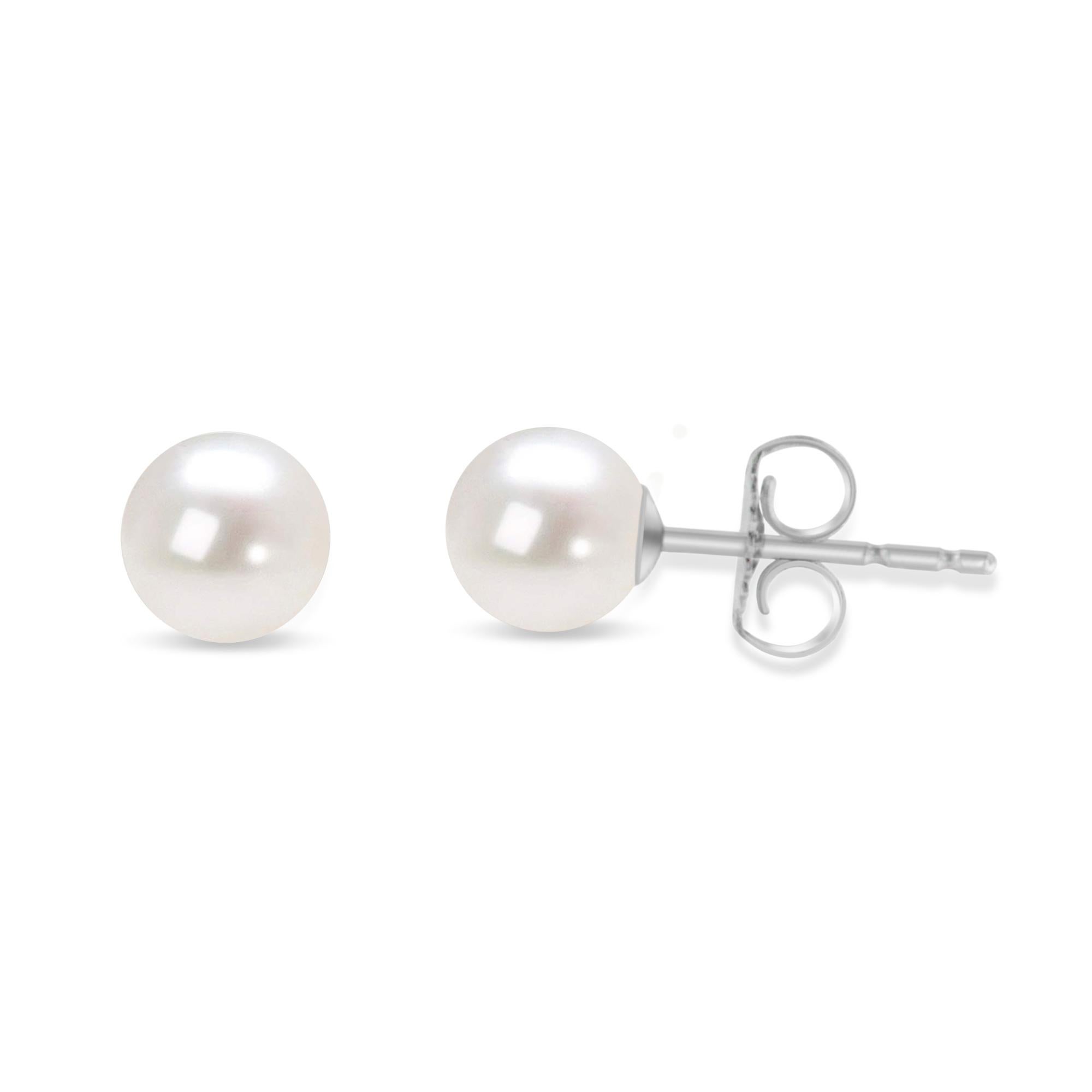 Sweet, sophisticated and seemingly simple, our stunning Akoya Pearls are totally enchanting, with an ever-vibrant luminosity dancing across their radiant surfaces. These 5-5.5MM, cultured white with pink overtone Akoya Pearls are of the highest