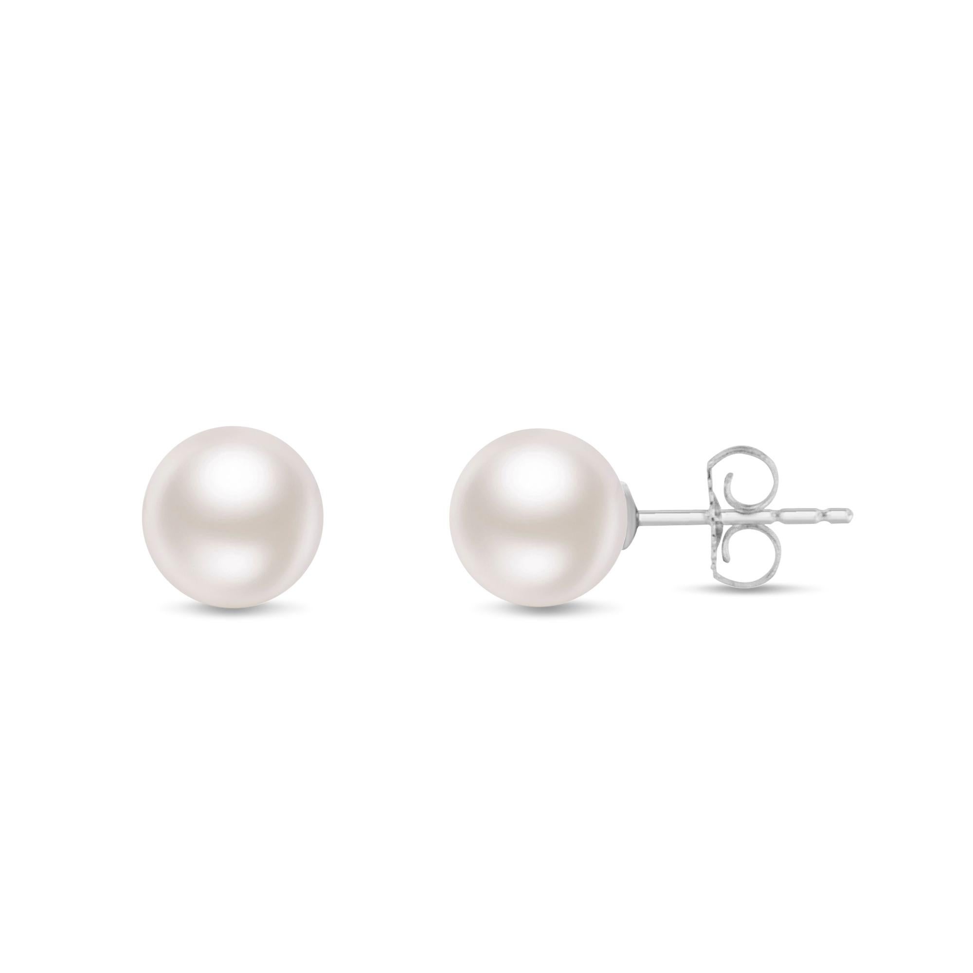 Sweet, sophisticated and seemingly simple, our stunning Akoya Pearls are totally enchanting, with an ever-vibrant luminosity dancing across their radiant surfaces. These 7-7.5MM, cultured white with pink overtone Akoya Pearls are of the highest
