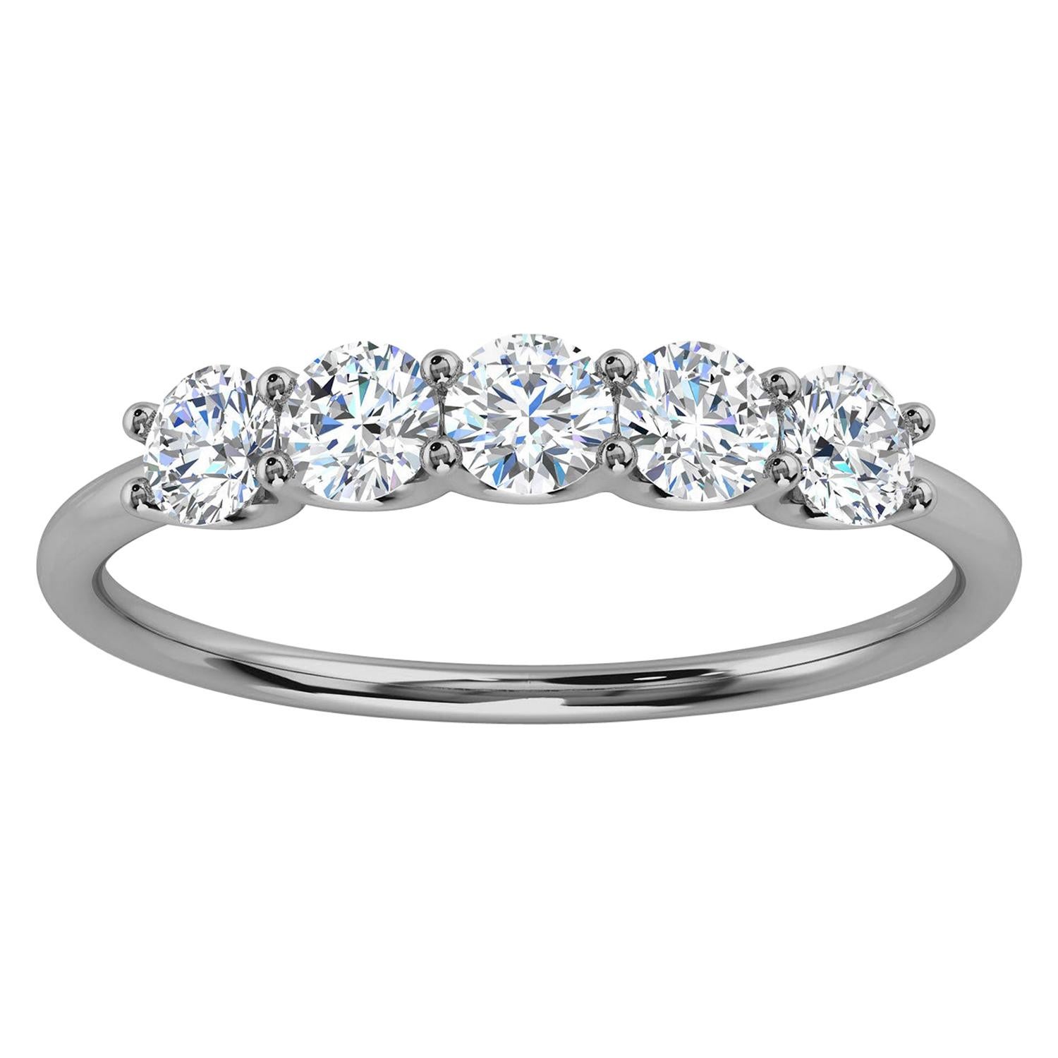 14K White Gold Sevilla Diamond Ring '1/2 Ct. tw' For Sale