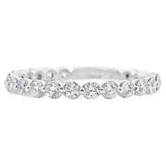 Diamantes de oro blanco de 14 quilates - Talla 6