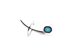 14 Karat White Gold Sleeping Beauty Turquoise Custom Ring