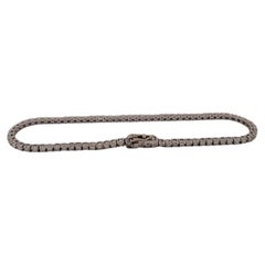 14K White Gold Tennis Bracelet 1.18 Carats Classic Four Prong