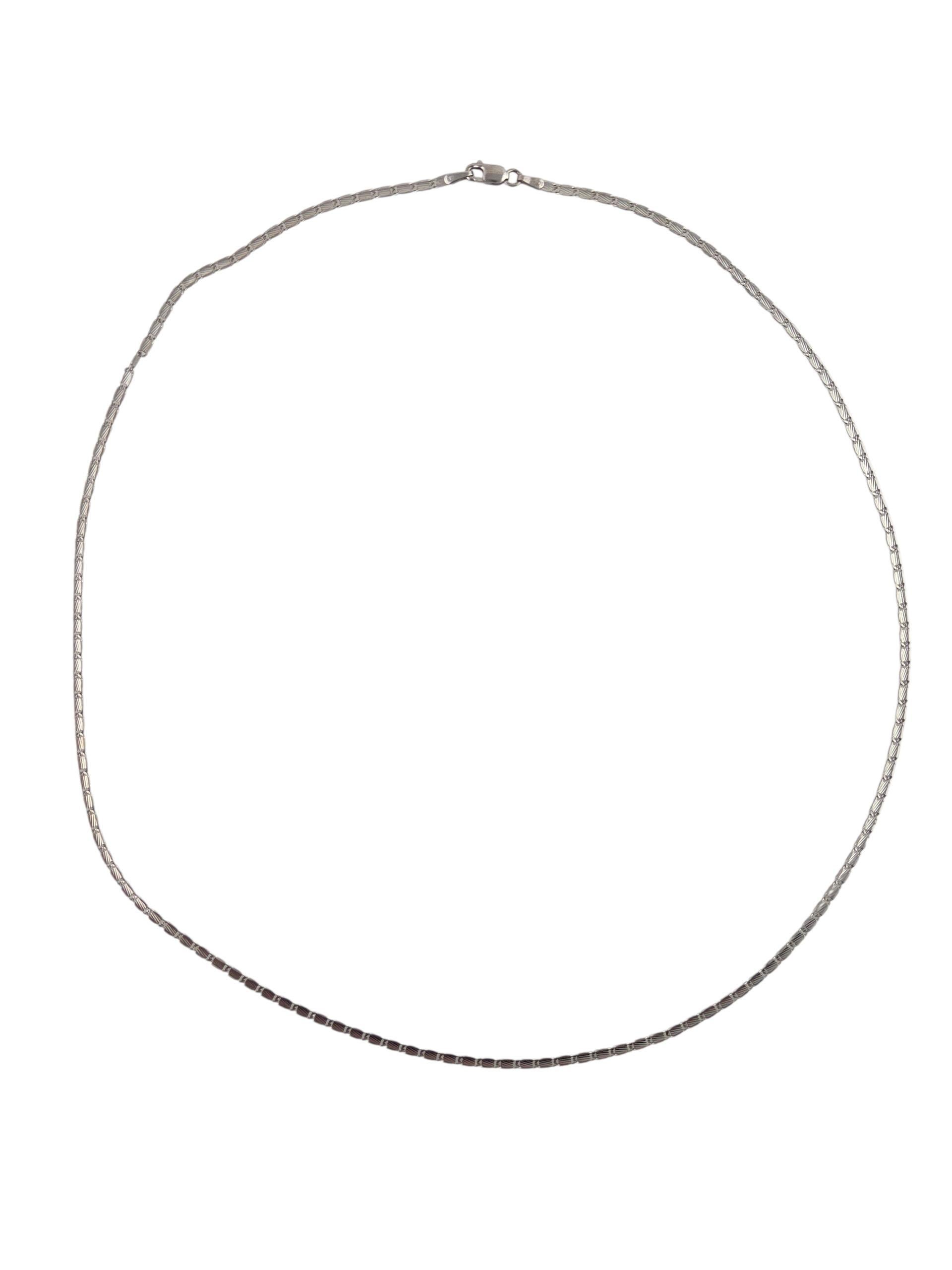 Collana A Link in oro bianco 14K #23854 in vendita 1