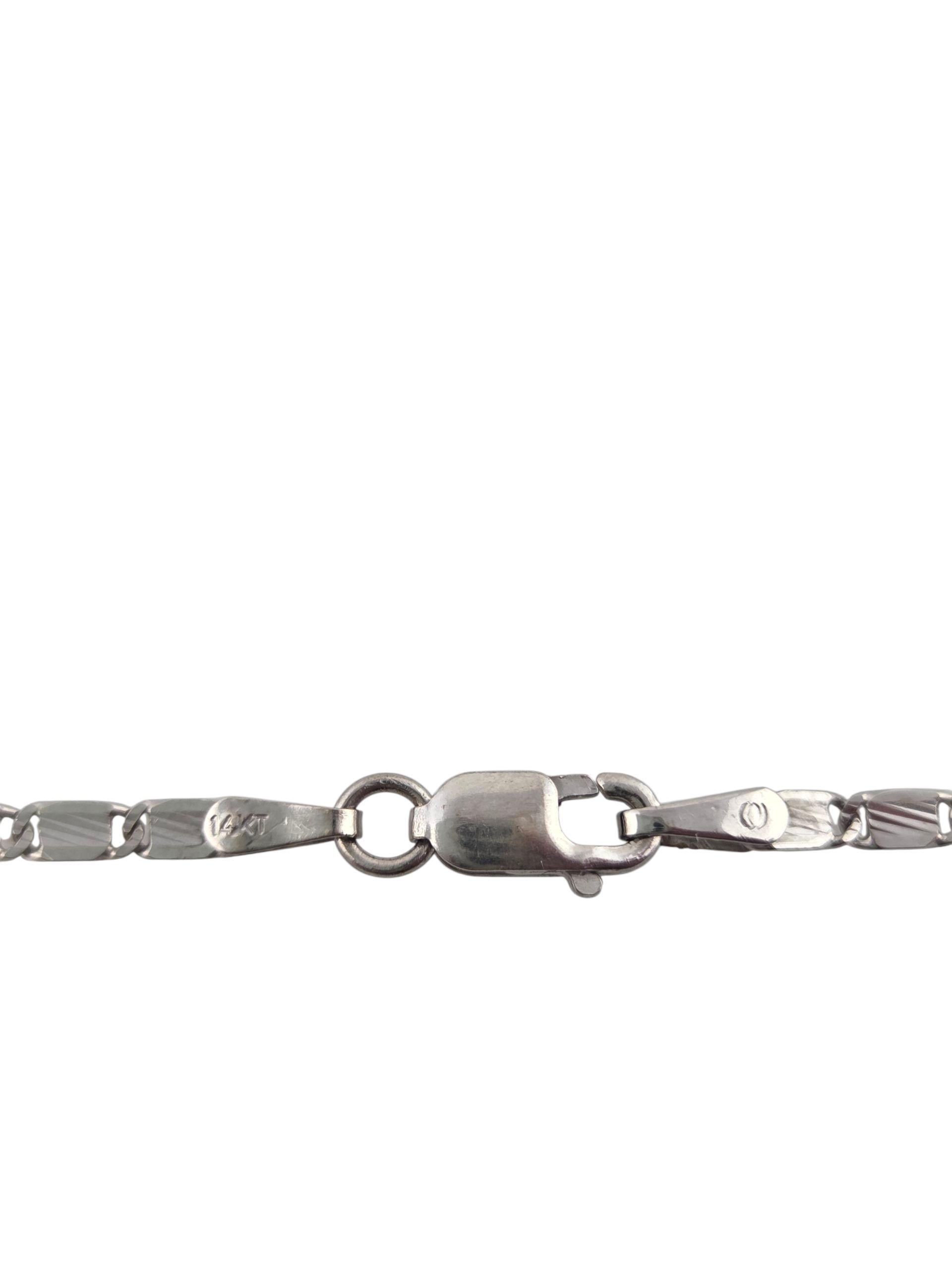 Collana A Link in oro bianco 14K #23854 in vendita 2