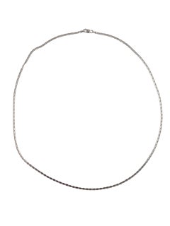Collana A Link in oro bianco 14K #23854