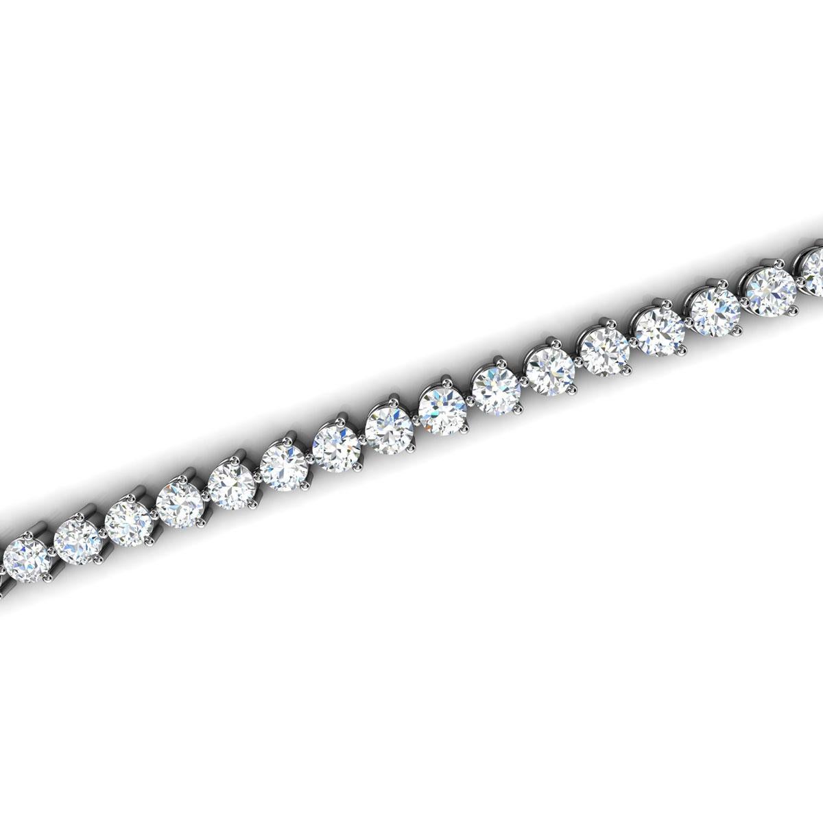 7 carat diamond tennis bracelet