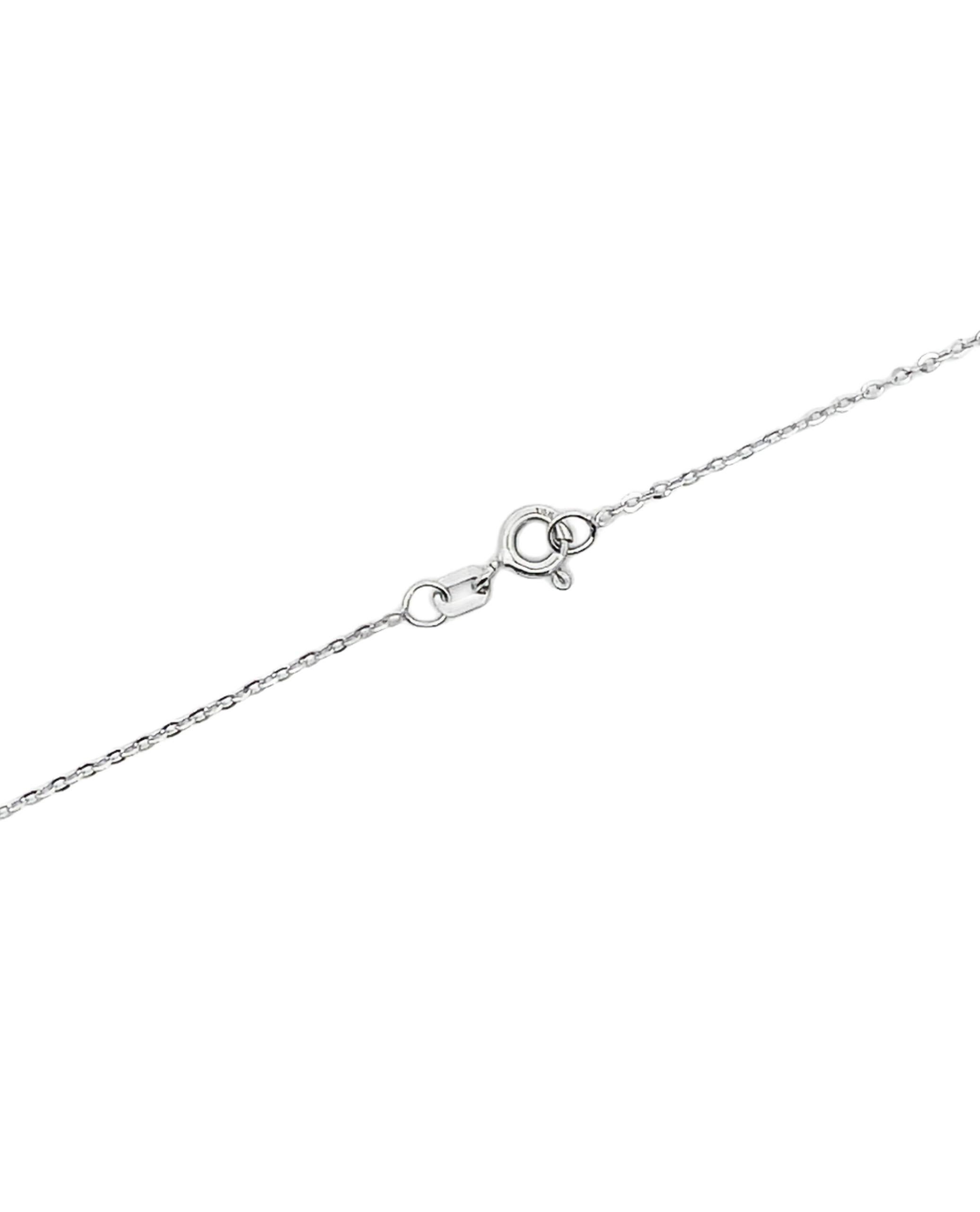 Round Cut 14K White Gold Three Graduating Stars Pendant Necklace with Diamonds 2.40 Carats For Sale